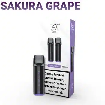 IZY Vape – IZY CLICK Pod – Sakura Grape 20mg/ml Nikotin