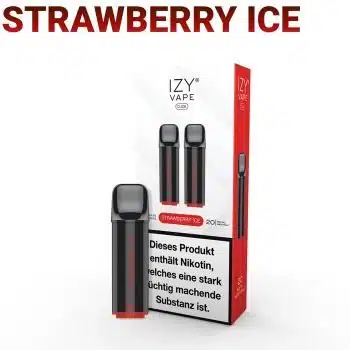 IZY Vape – IZY CLICK Pod – Strawberry Ice 20mg/ml Nikotin