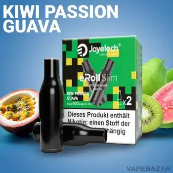 Joyetech eRoll Slim Prefilled Pod – Kiwi Passion Guava (2er Pack)