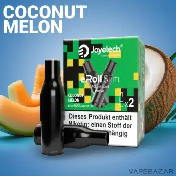 Joyetech eRoll Slim Prefilled Pod – Coconut Melon (2er Pack)