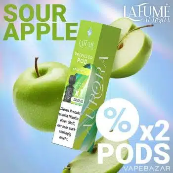 La Fume Aurora Podsystem – Sour Apple 2er Pack