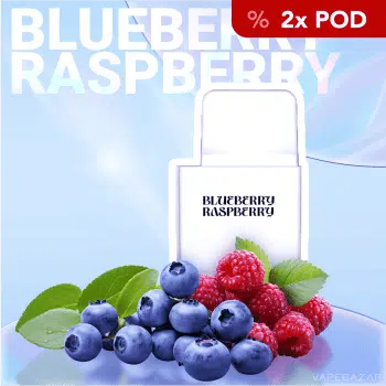 La Fume Cuatro – Blueberry Raspberry – Prefilled Liquid Pod –  2er Pack