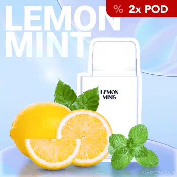 La Fume Cuatro – Lemon Mint – Prefilled Liquid Pod –  2er Pack