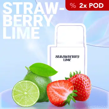 La Fume Cuatro – Strawberry Lime – Prefilled Liquid Pod –  2er Pack