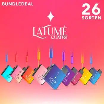 LA FUME Cuatro – 26 Sorten DEALBOX