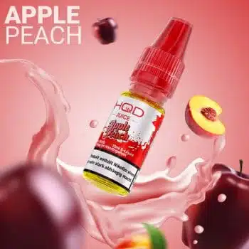 HQD Juice Liquid – Apple Peach – 18 mg/ml Nikotin