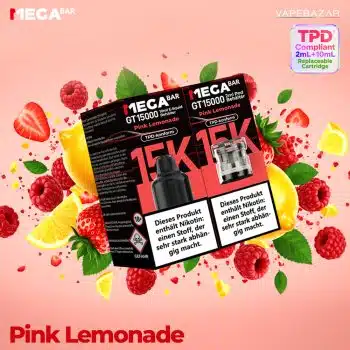 MEGABAR GT15000 Prefilled Pods – Pink Lemonade (2+10ml)