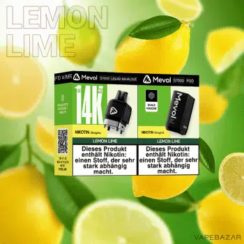 Mevol S7000 Pod – Lemon Lime
