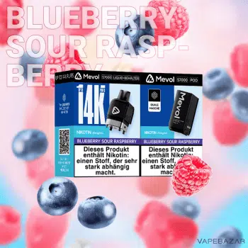 Mevol S7000 Pod – Blueberry Sour Raspberry