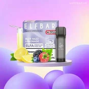 Elf Bar ELFA – Blue Razz Lemonade – Prefilled Liquid Pod – (2er Pack)