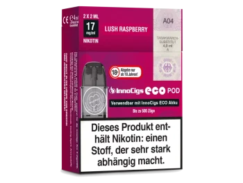 Innocigs Eco Pod – Lush Raspberry – 2er Pack