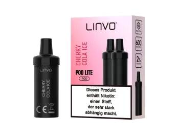 Linvo Pod Lite Cartridge – Cherry Cola Ice Prefilled Liquid – 2er Pack