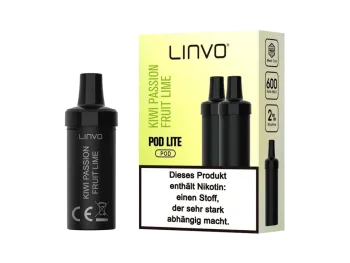 Linvo Pod Lite Cartridge – Kiwi Passion Fruit Lime Prefilled Liquid – 2er Pack