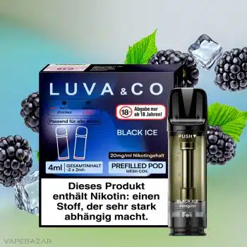 Luva & Co Pods – Black Ice (2er Pack)