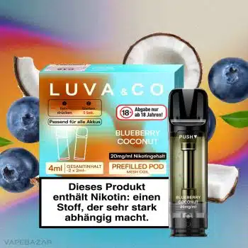 Luva & Co Pods – Blueberry Coconut (2er Pack)