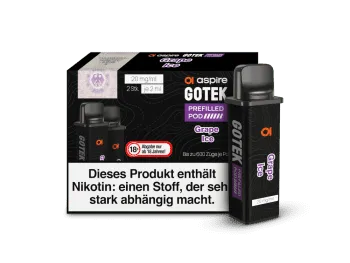 Aspire Gotek x Prefilled Pod – Grape Ice (2er Pack)