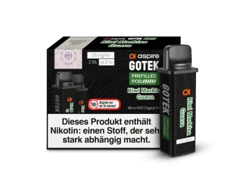 Aspire Gotek x Prefilled Pod – Kiwi Markisa Guava (2er Pack)