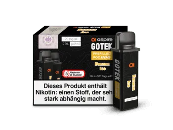 Aspire Gotek x Prefilled Pod – Banana Ice (2er Pack)