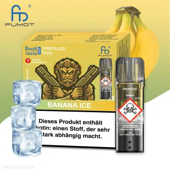 RandM Tornado Pods – Banana Ice (2er Pack)