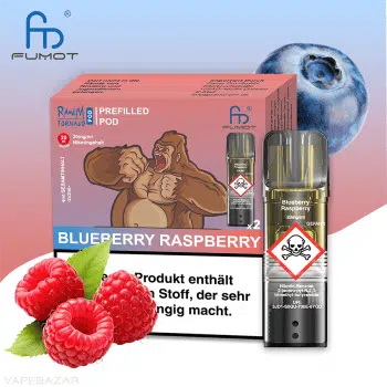 RandM Tornado Pods – Blueberry Raspberry (2er Pack)