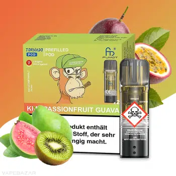 RandM Tornado Pods – Kiwi Passionfruit Guava (2er Pack)
