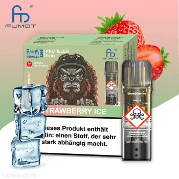 RandM Tornado Pods – Strawberry Ice (2er Pack)