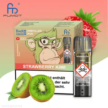 RandM Tornado Pods – Strawberry Kiwi (2er Pack)