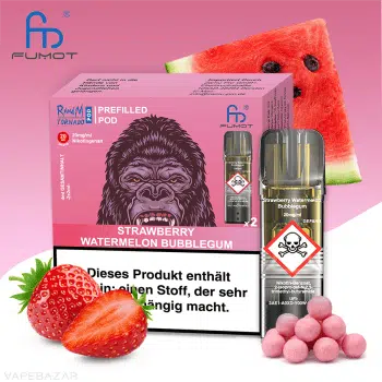 RandM Tornado Pods – Strawberry Watermelon Bubblegum (2er Pack)