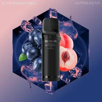 SKE Crystal 800 Pro Pods – Peach Blueberry Ice (2er Pack)
