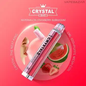 SKE Crystal Bar 600 – Watermelon Strawberry Bubblegum