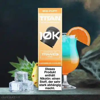 Titan 10k Kartuschen – Caribbean Cooler (4er Pack)