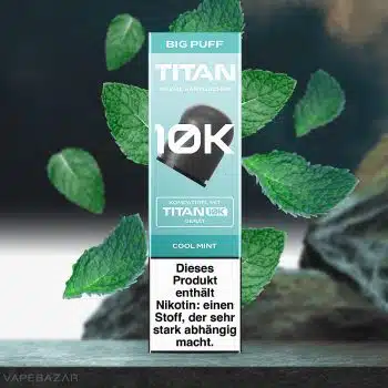 Titan 10k Kartuschen – Cool Mint (4er Pack)
