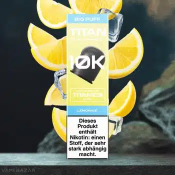 Titan 10k Kartuschen – Lemon Ice (4er Pack)