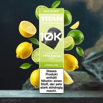 Titan 10k Kartuschen – Lemon Lime (4er Pack)