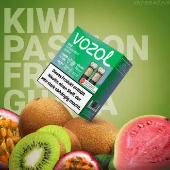VOZOL Switch Pro Pods – Kiwi Passion Fruit Guava – Prefilled Liquid – 2er Pack