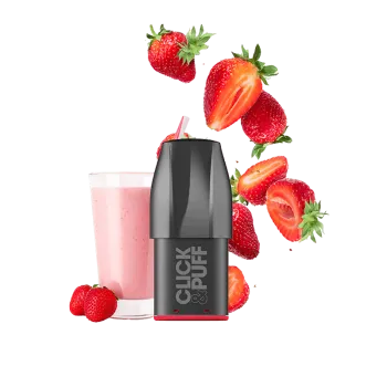 X-Bar – Click & Puff – Strawberry Milkshake Pod